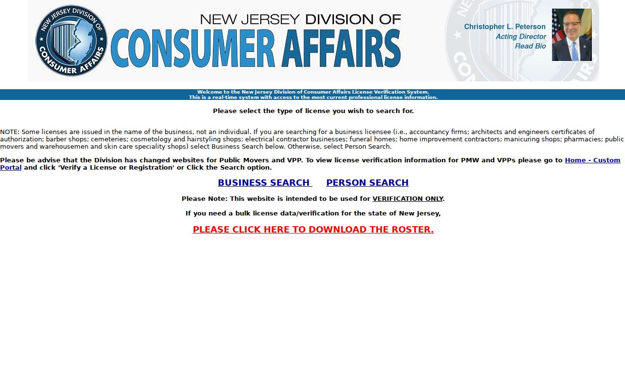 Little Egg Harbor resident lookup using New Jersey license verification
