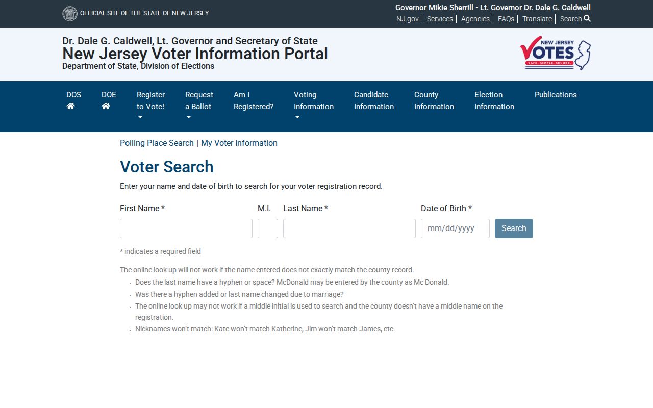 Little Egg Harbor Township residents directory New Jersey voter search